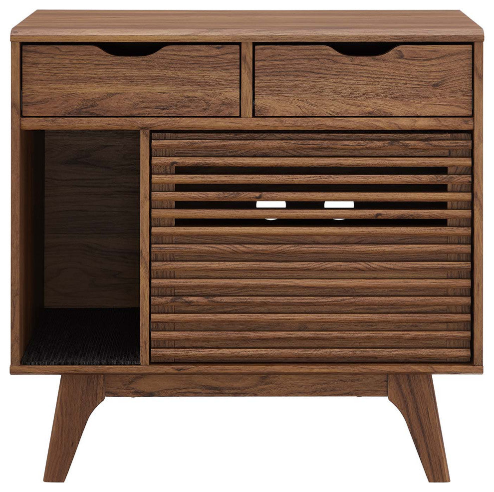 Render Cat Cabinet - Walnut