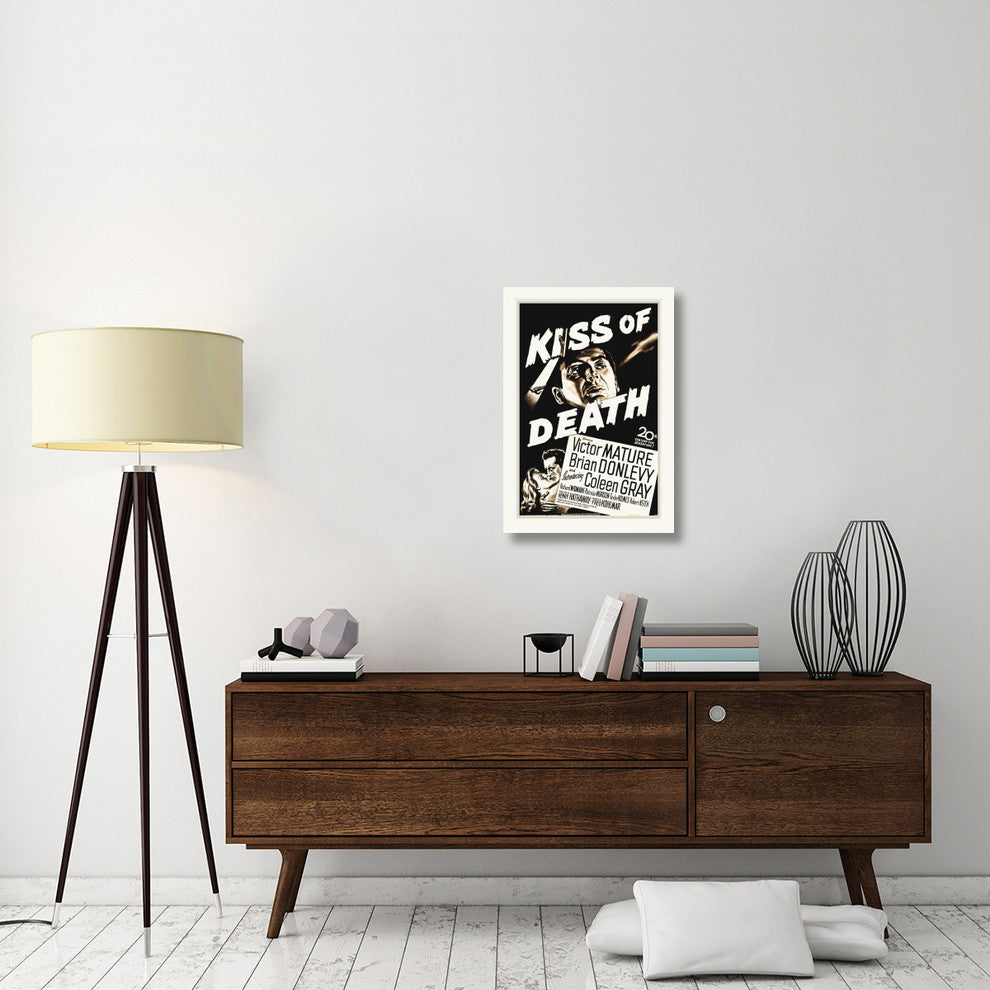 "Kiss Of Death" Stretched Canvas Giclee by Hollywood Photo Archive, 21x30"