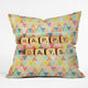 Happee Monkee Happy Days Outdoor Throw Pillow