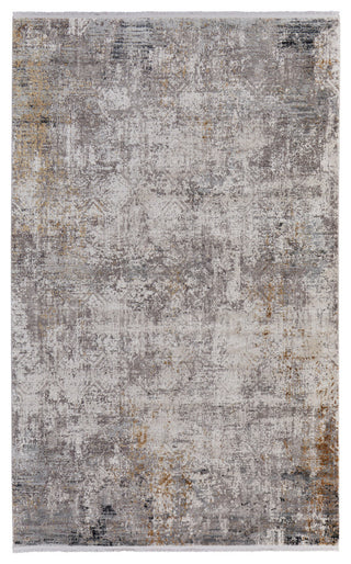 Weave & Wander Lindstra Gradient Watercolor Rug, Light Gray/Ivory, 2'2"x3'2"