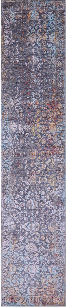 2' 7" X 12' 4" Runner Persian Handmade Wool and Silk Rug Q11833