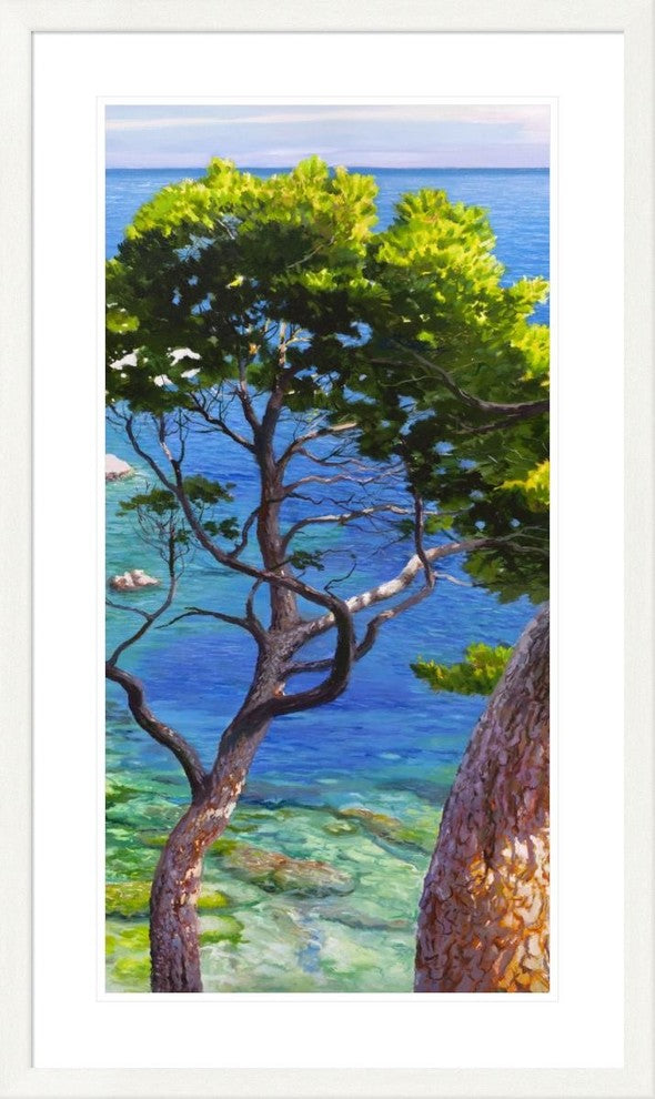 "Lavandou II" Framed Digital Print by Adriano Galasso, 27x45"