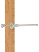 Carolina Crystal Retractable Pullout Garment Rod, Polished Nickel