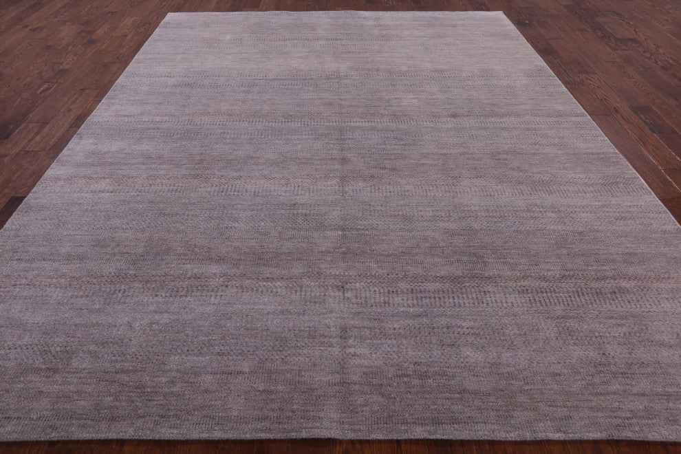 Gabbeh Savannah Grass Wool and Silk Hand Knotted Rug 9' 0" X 10' 10" Q6642
