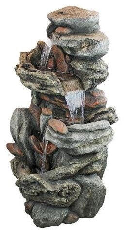 Cathedral Falls Cascading Fountain, Garden Statue