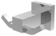 Eviva Jazzy Double Robe Hook, Brushed Nickel