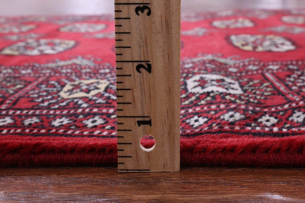 Signed Silky Bokhara Handmade Wool Rug 3' 2" X 5' 4" - Q13803