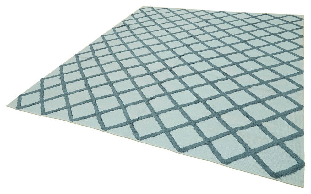 Rug N Carpet - Hand-knotted Modern Design 8' 1'' x 10' 0'' Flatweave Kilim Rug