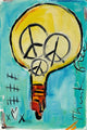 "Light Bulb" Painting Print on Canvas by Tori Campisi