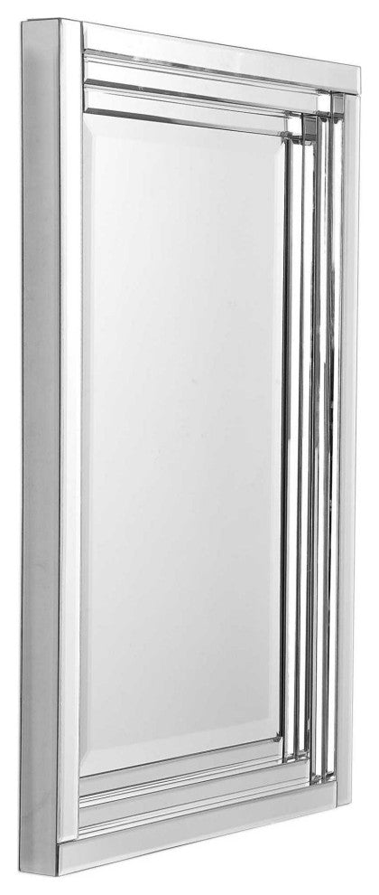 Uttermost 08027 B 22" W x 34" H Rectangular Framed Bathroom - Beveled glass