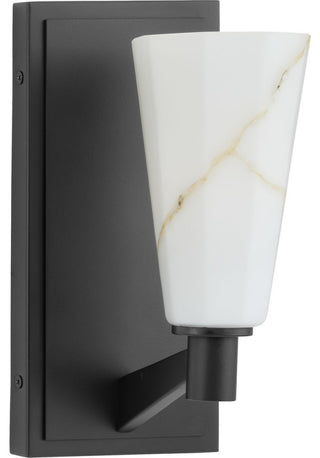 Tosca Collection One-Light Luxe Wall Bracket, Matte Black