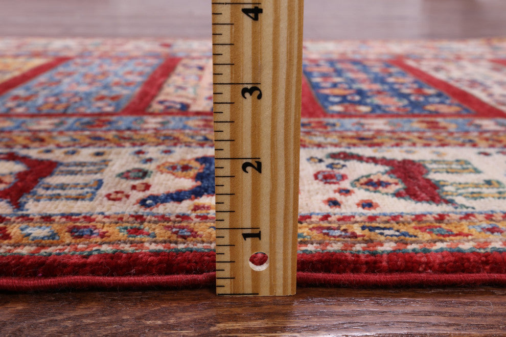 Runner Hand Knotted Tribal Persian Gabbeh Rug 2' 9" X 10' 1" Q6569