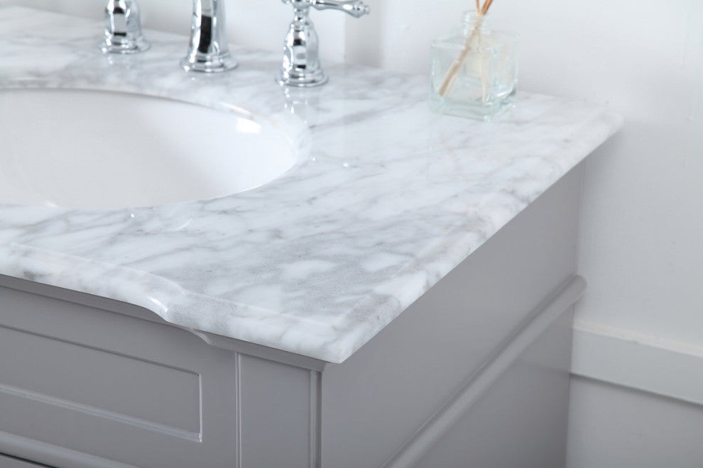 Home Living 72" Double Bathroom Vanity Set, Gray