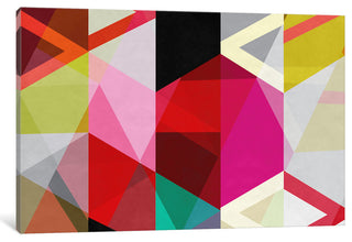 "Modern Art - View Through a Kaleidoscope" by 5by5collective, 26x18x1.5"
