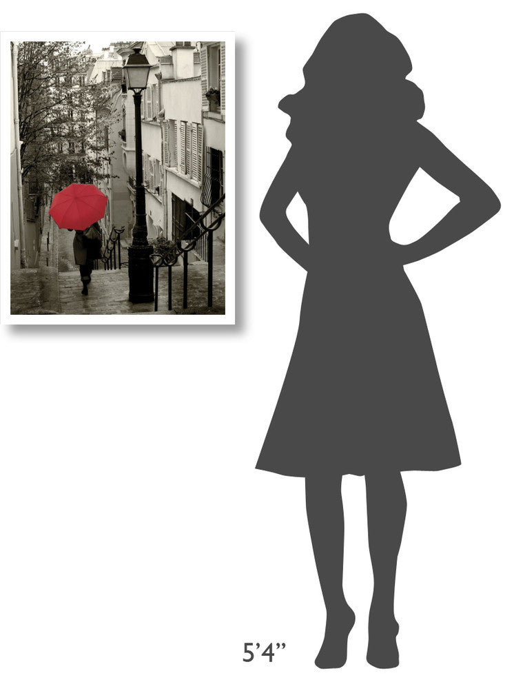 "Paris Stroll II" Digital Paper Print by Sue Schlabach, 24"x30"