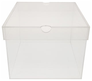 OnDisplay Luxury Acrylic Shoe Box - Clear Lucite Shoebox with Lid (Long)