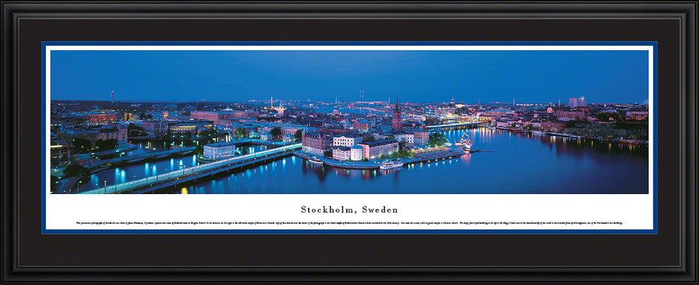 Stockholm, Sweden, Deluxe Frame