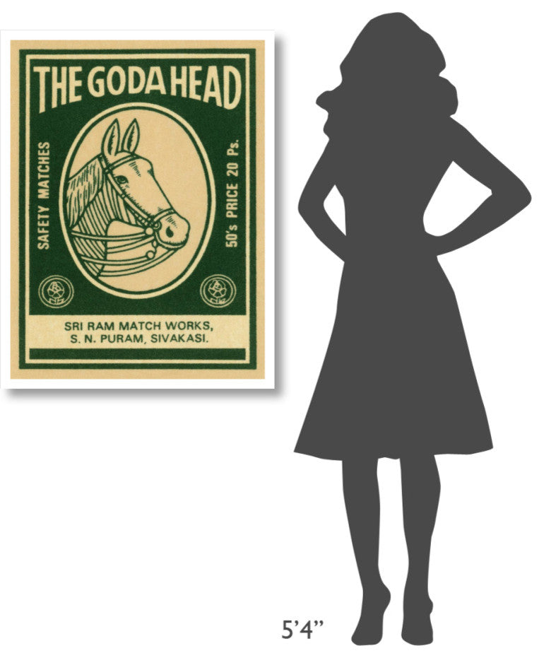 "The Goda Head M" Digital Paper Print by Phillumenart, 29"x38"