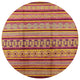 Ahgly Company Indoor Round Mid-Century Modern Area Rugs, 4' Round