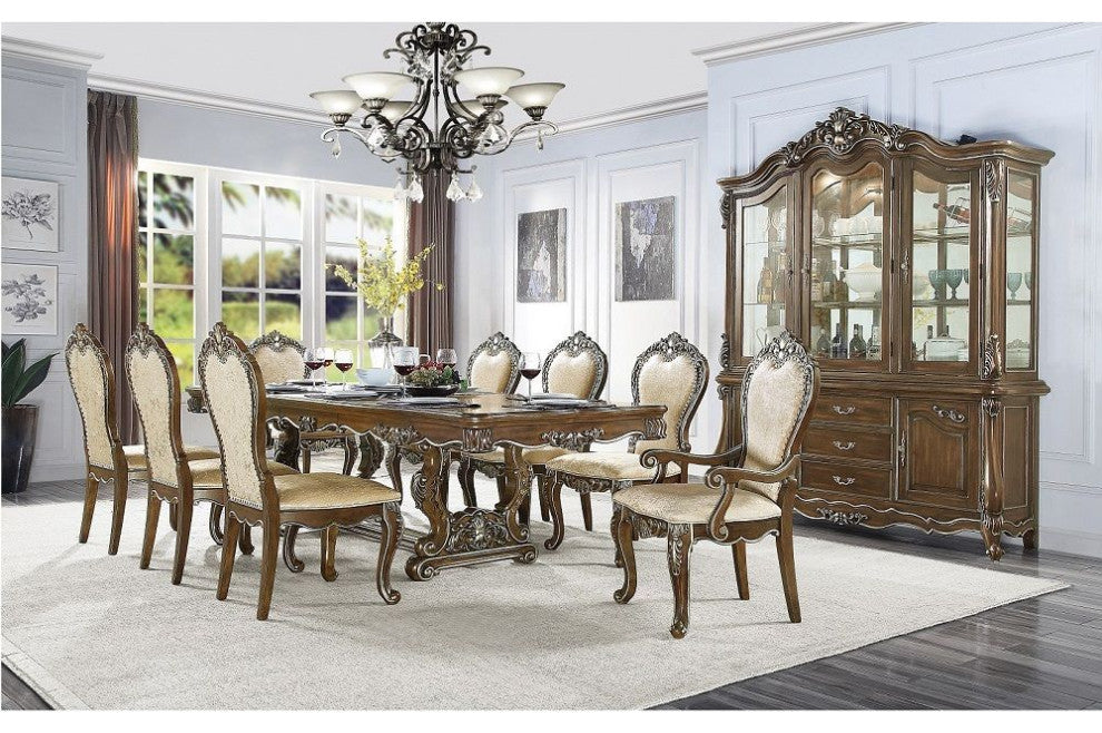 ACME Latisha Hutch and Buffet, Antique Oak Finish