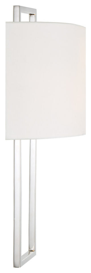 Fremont 2 Light Wall Mount, Polished Nickel