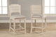 Hillsdale Clarion Open Back Counter Height Stool, Set of 2