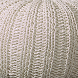 Hygge Knit Pouf