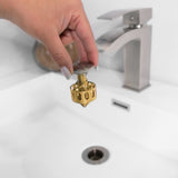 STYLISH Brushed Nickel Pop-Up Bathroom Sink with Overflow