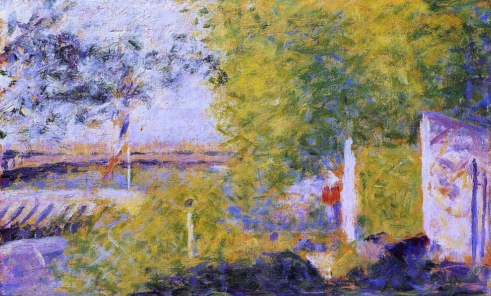 Georges Seurat The Bineau Bridge Wall Decal