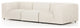 Gwen Outdoor 3 Pc Sectional-Faye Sand