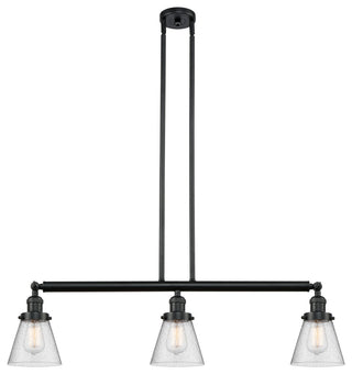 Innovations Lighting 213-Bk-G64 3 Light Island Light
