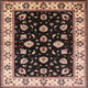 Ahgly Company Indoor Square Mid-Century Modern Area Rugs, 7' Square