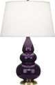 Robert Abbey RA-378X 1-Light Accent Lamp, Small Triple Gourd