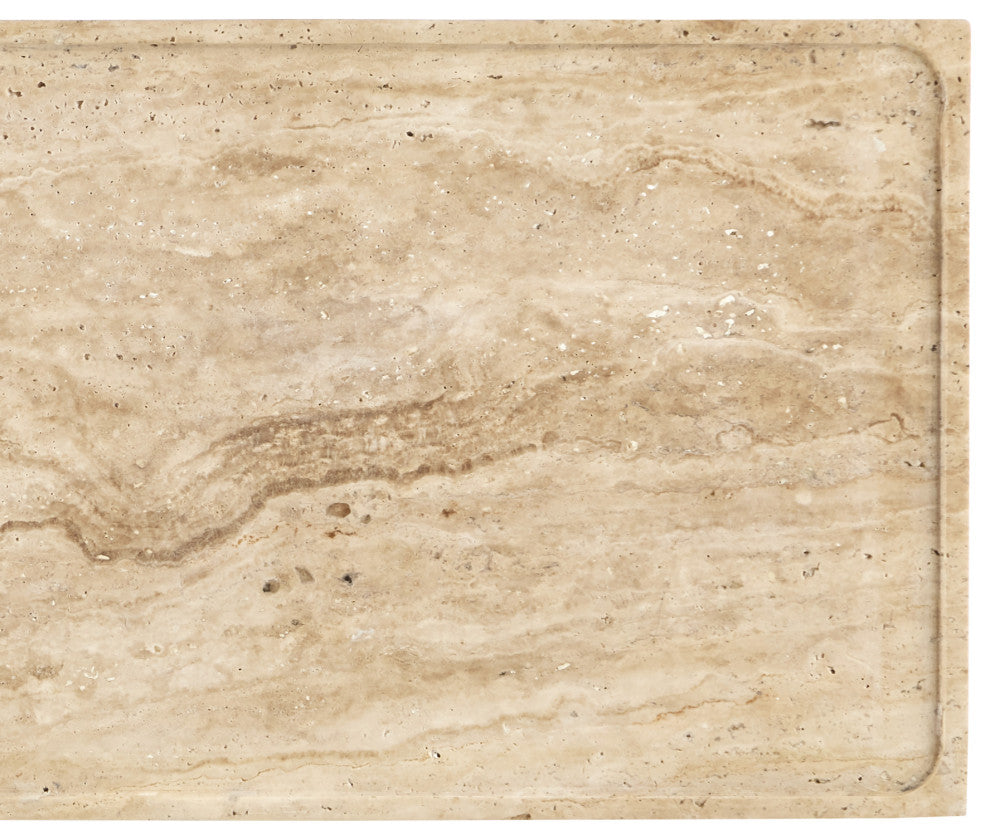 Boyles Travertine C Table
