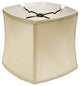 9" Ivory Soft Box Paperback Pongee Silk Lampshade