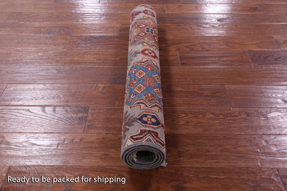 2' 10" X 4' 1" Super Kazak Khorjin Hand Knotted Rug Q11253