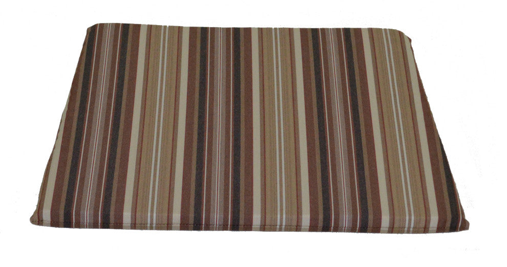 Rocker Seat Cushion, Maroon Stripe