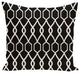 Charleston Geometric Print Pillow, Raven, 18"x18"