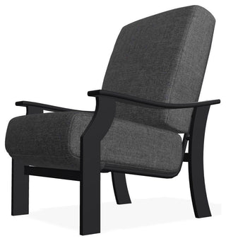 St. Catherine Deep Seat Outdoor Armchair, Slate/Black