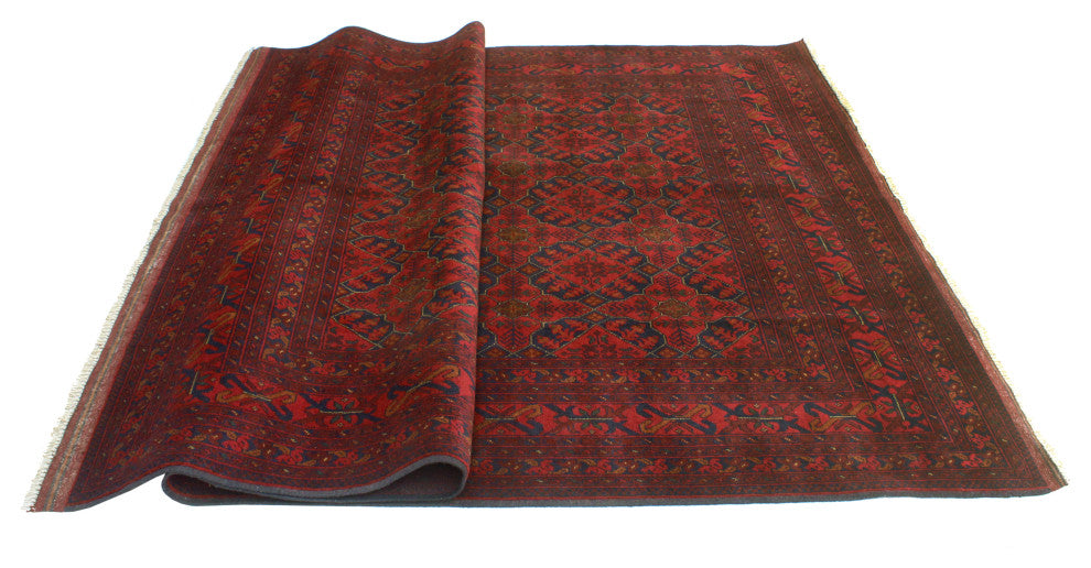 Khal Mohammadi Tayte Red/Navy Rug, 6'7x9'7