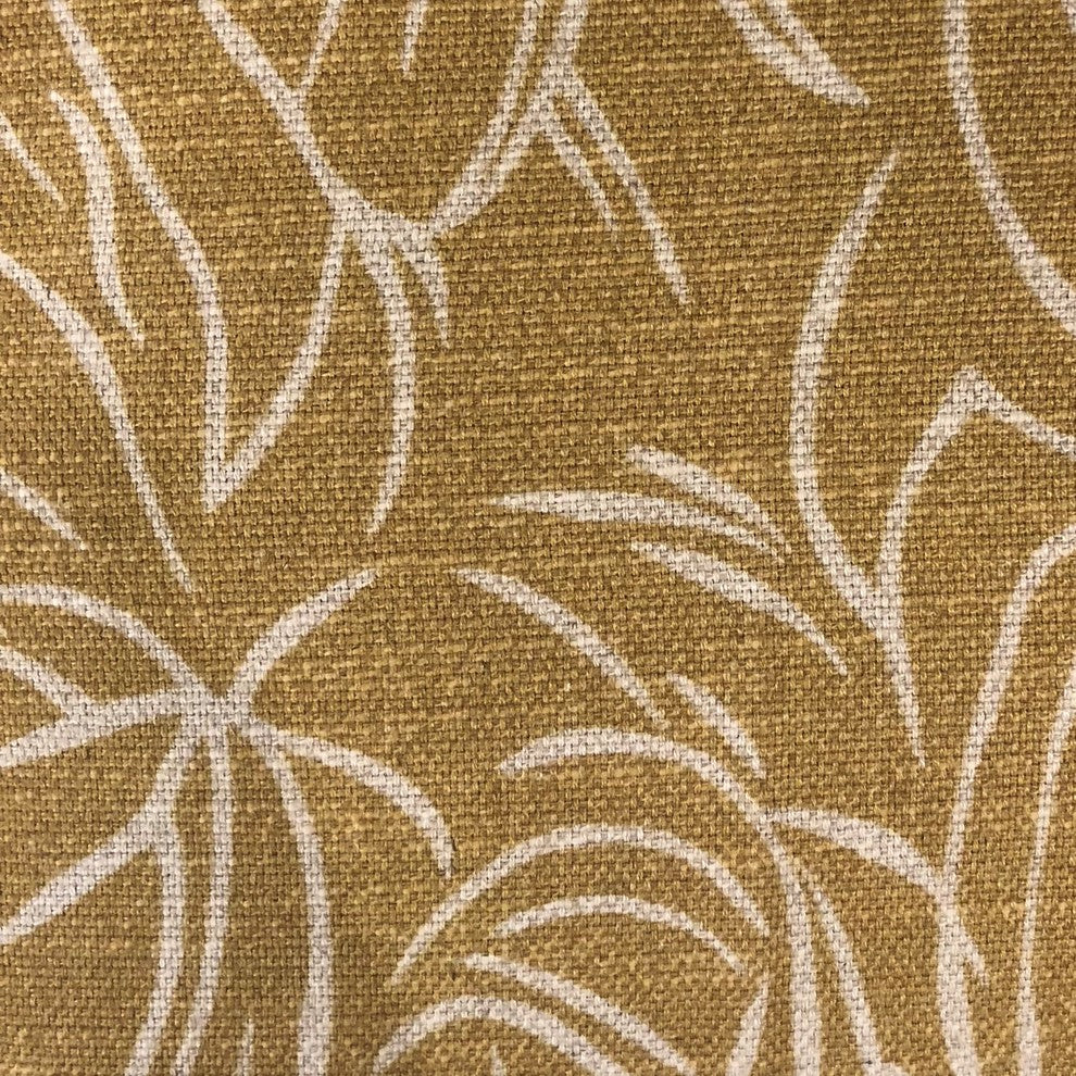 Mira Mirage Gold Luxury Throw Pillow, 20"x30" Queen
