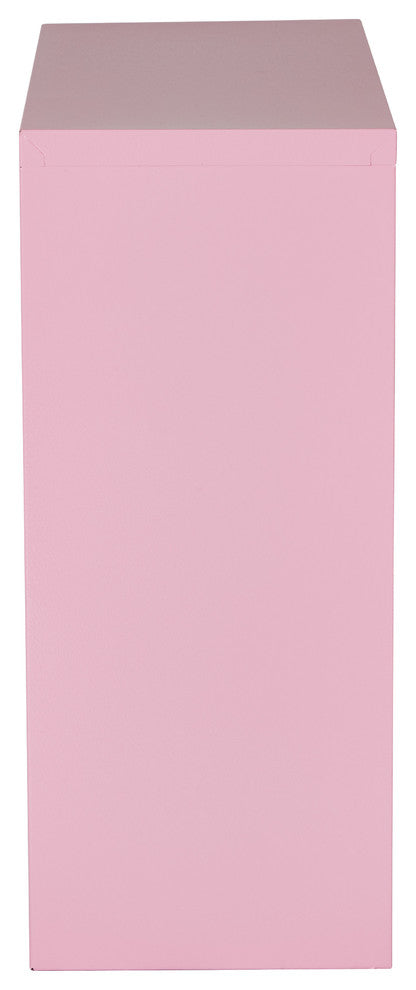 Metal Bookcase, Pink, Ships fully Assembled.