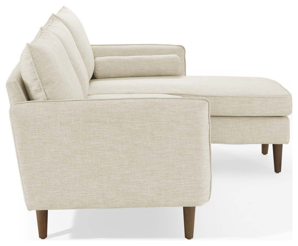 Revive Upholstered Right or Left Sectional Sofa - Beige