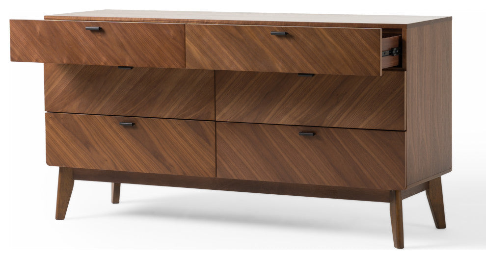 Nova Domus Kamela- Modern Walnut Dresser