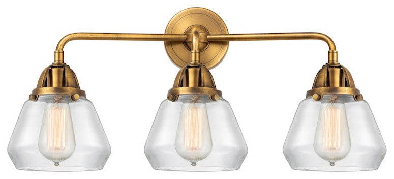 288-3W-BB-G172-LED 3 Light 24.75" Bath Vanity Light, Brushed Brass