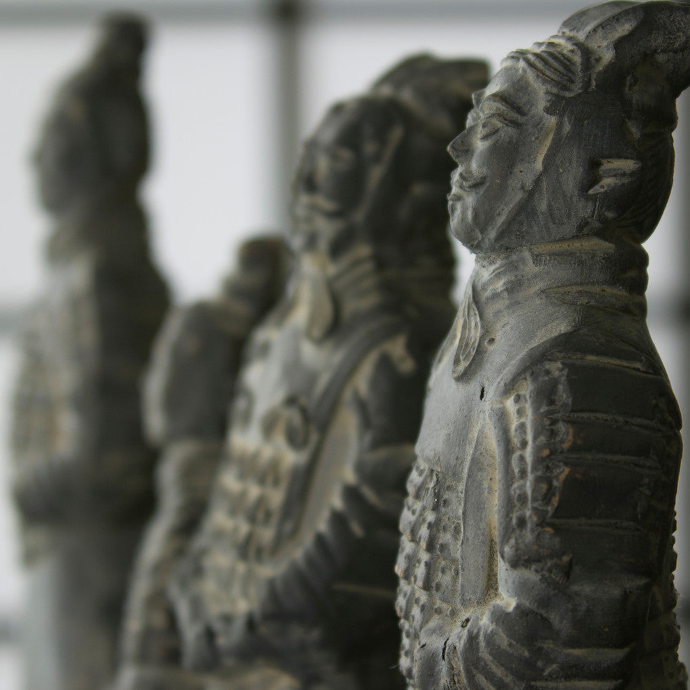 Box of 4 Terra Cotta Warriors
