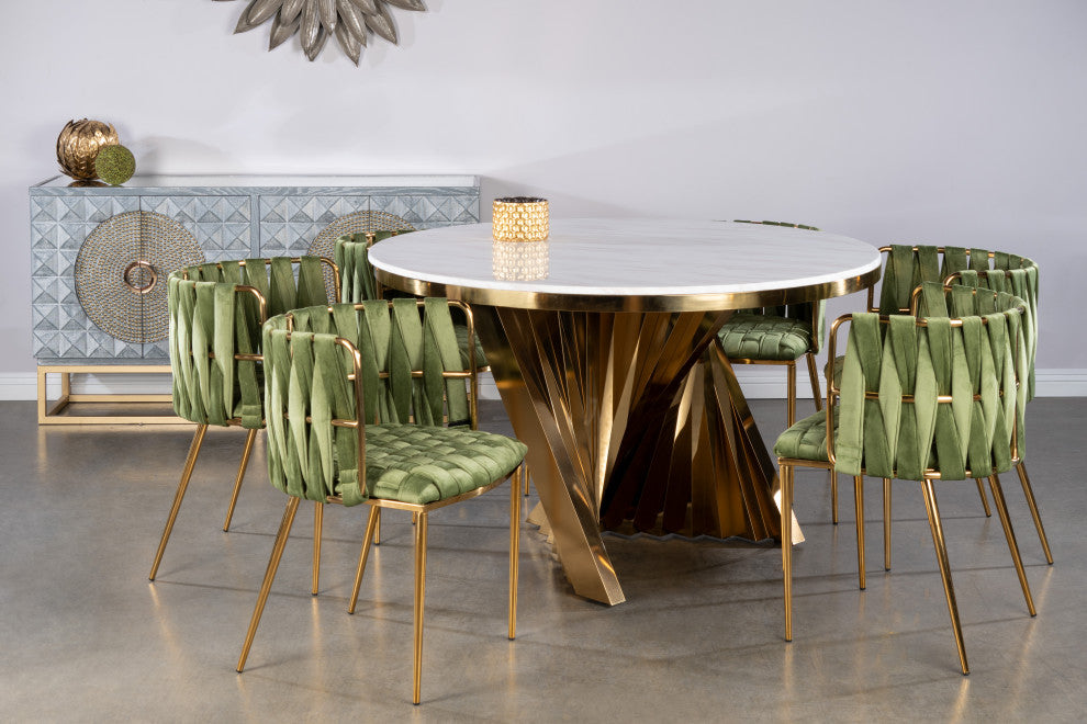 Milano Dining Chair, Green