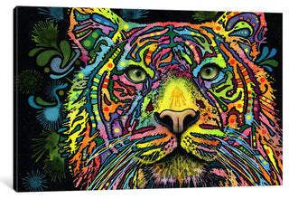 "Tiger" Wrapped Canvas Art Print, 18x12x1.5