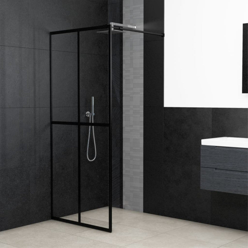 Vidaxl Walk-In Shower Screen Tempered Glass 46.5"x74.8"