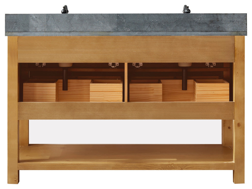 Windwood 54" Bathroom Vanity, Natural